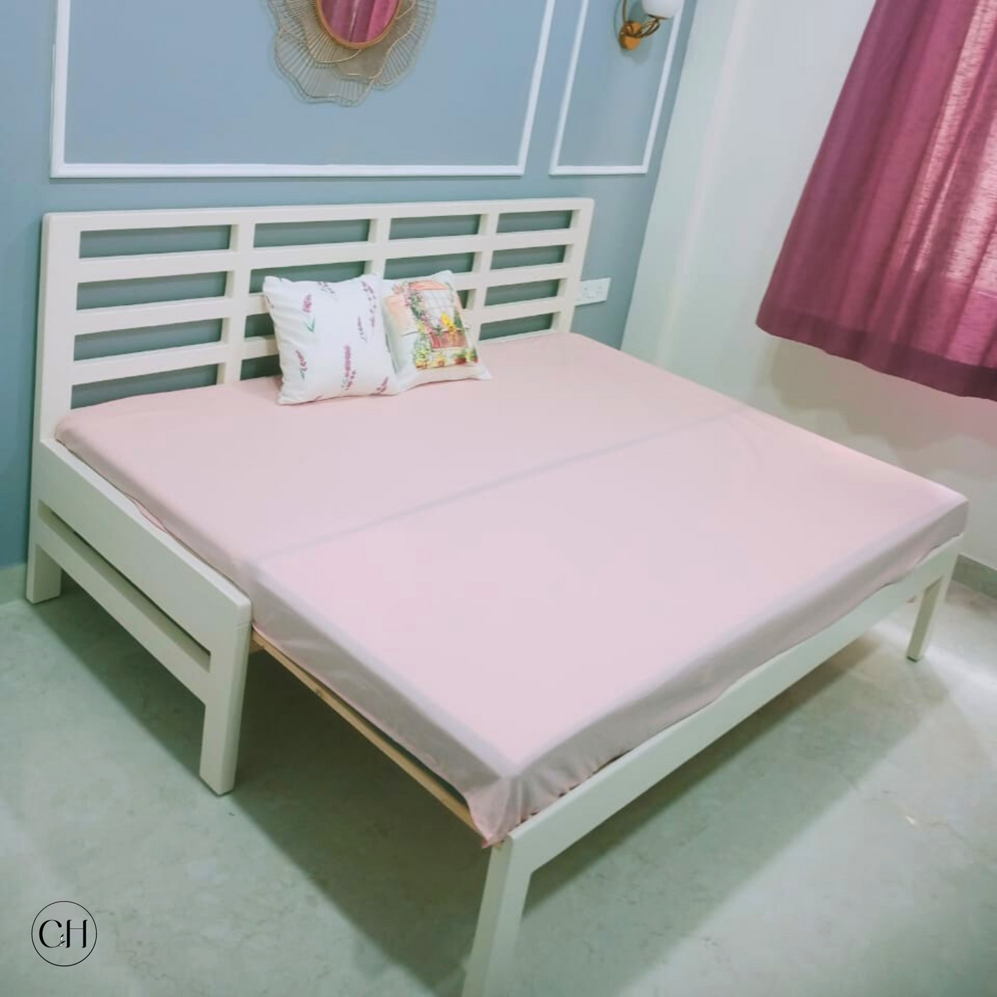 Pasithea - Space-saving Sofa Cum Bed Without Storage