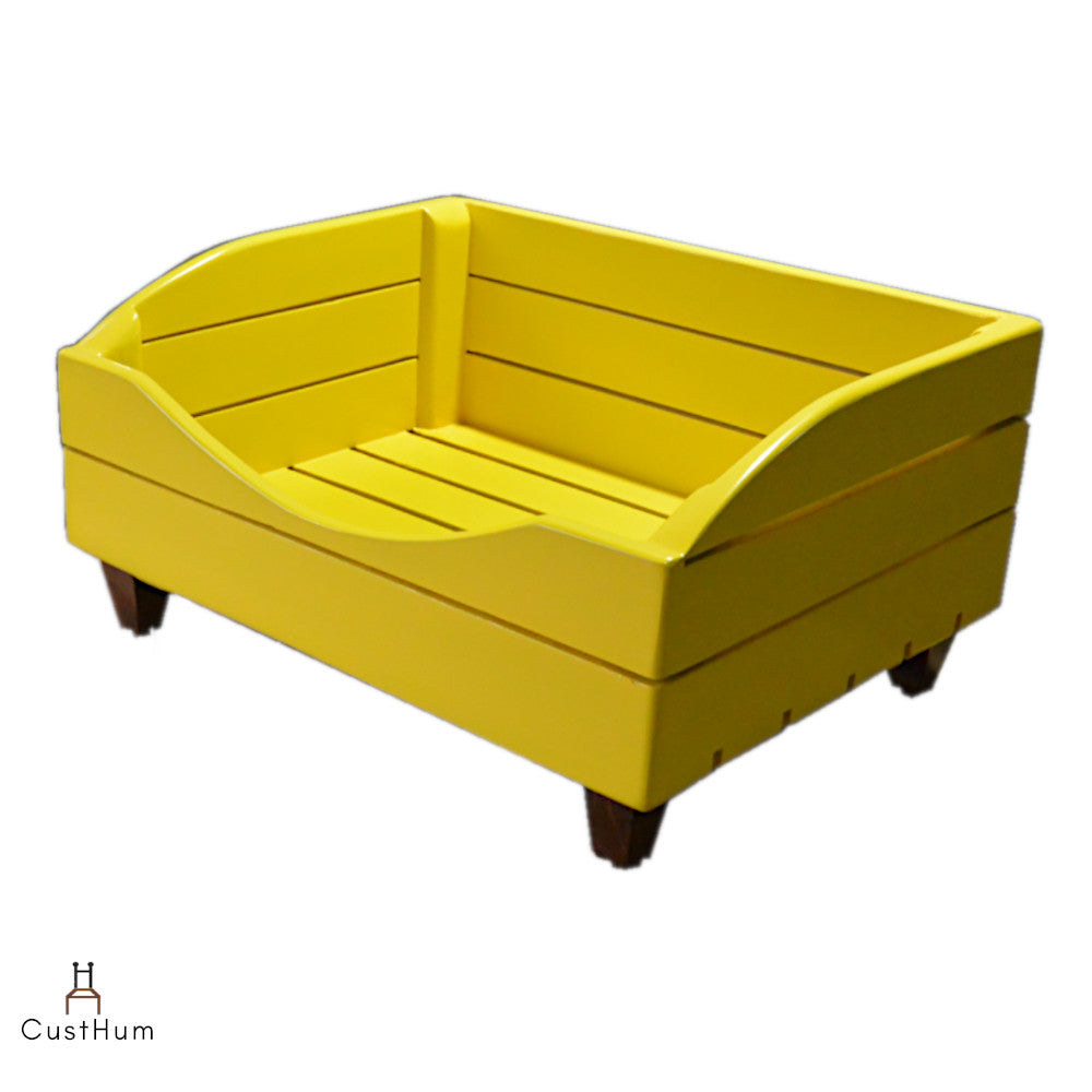 Balto - Solid Wood Dog Bed - CustHum