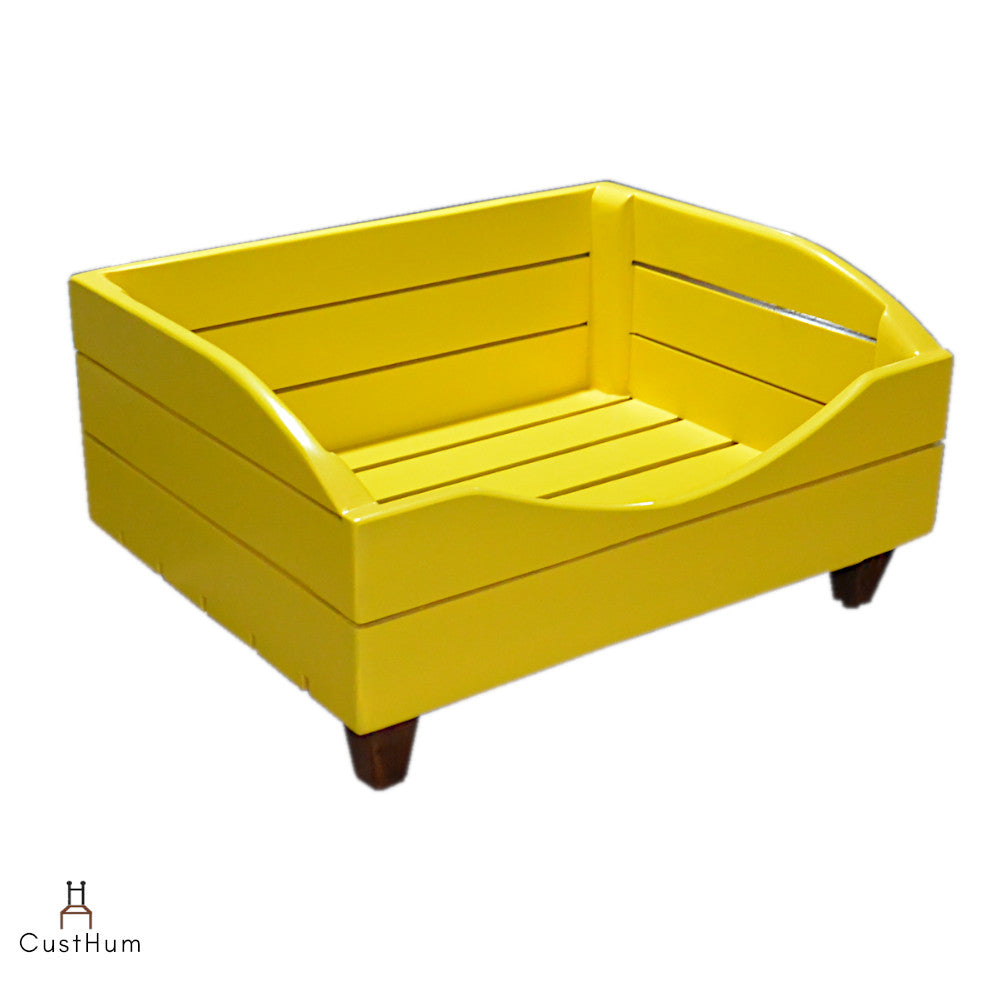 Balto - Solid Wood Dog Bed - CustHum