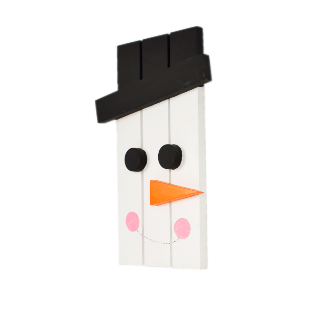Frosty – Colorful Wooden Snowman - CustHum