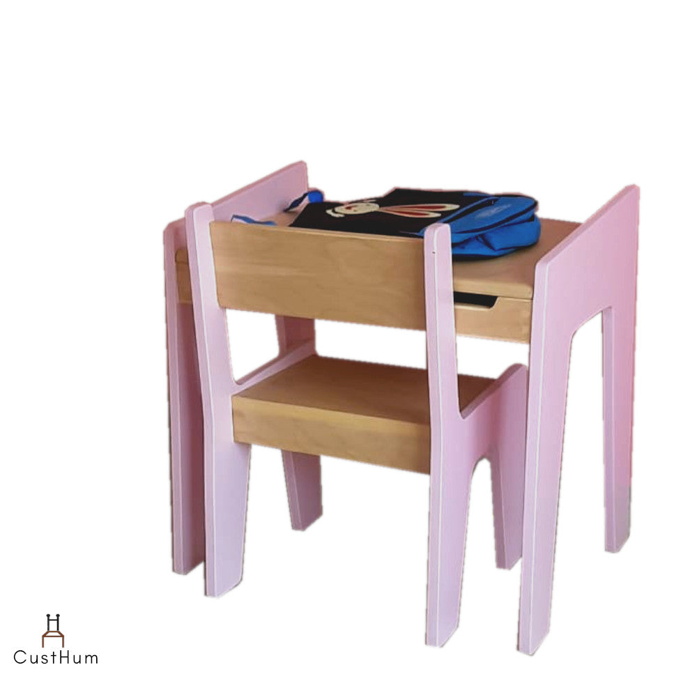 Nia - Kids Study, Art & Craft Table Set - CustHum