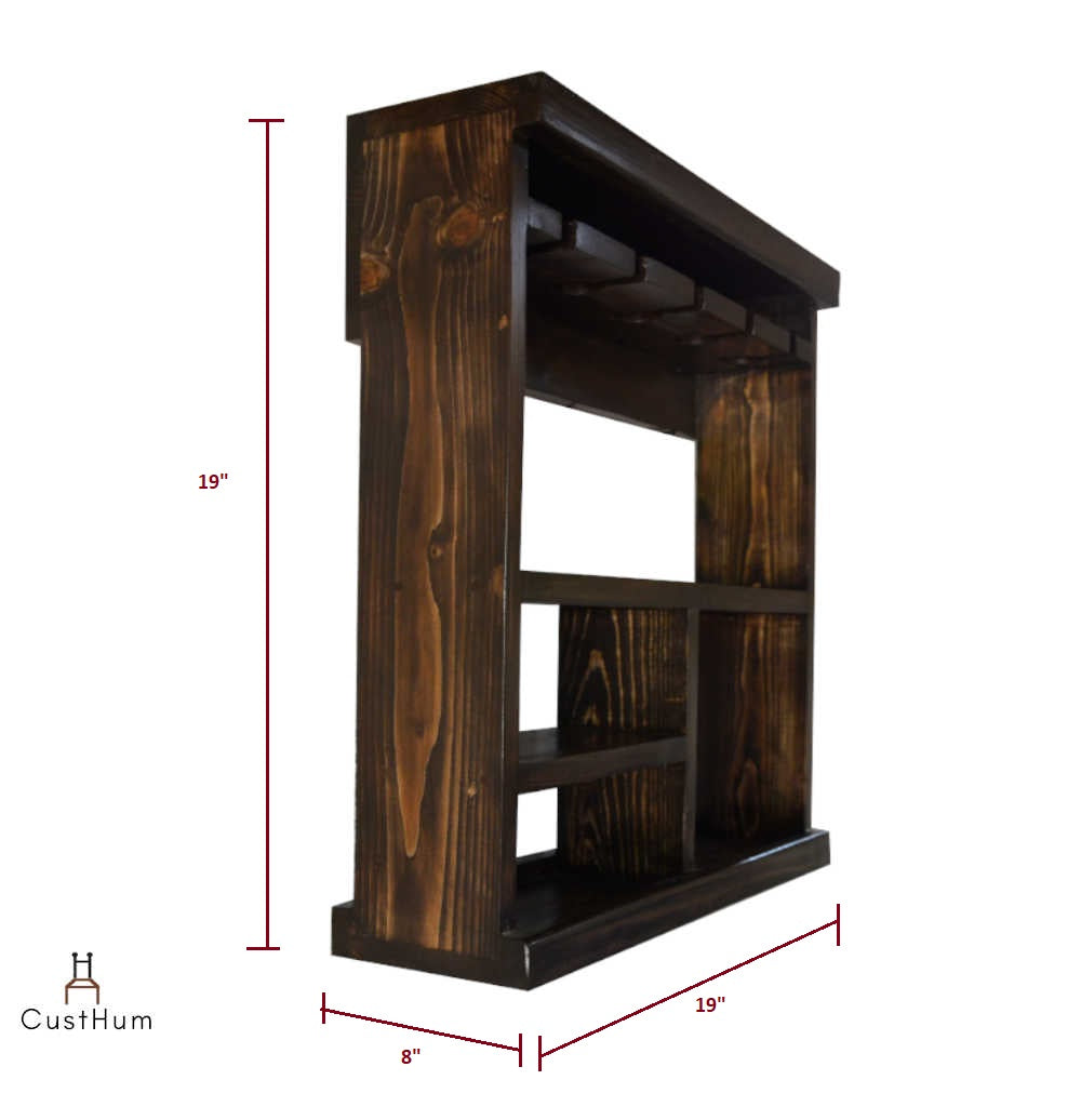 CustHum-Acan-open bar cabinet shelf-dimensions