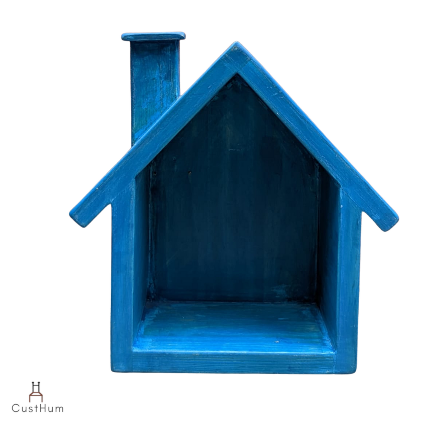 Adobe - Adorable House-shaped Wooden Decor - CustHum