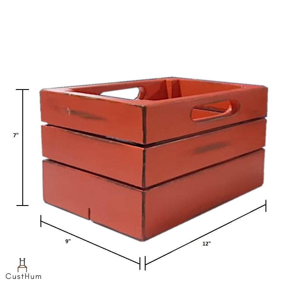 CustHum-Amleth-solid wood crate box-red-dimensions