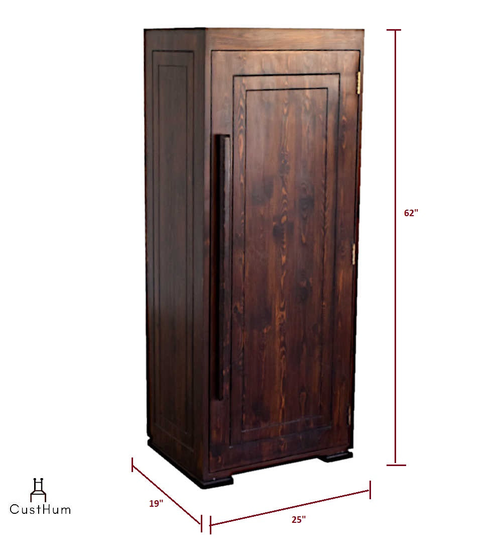 CustHum-Anne-single door closet-dimensions