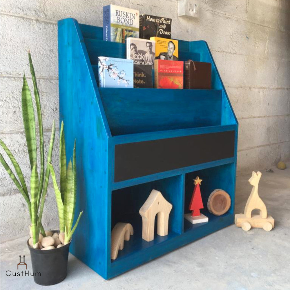Siya - Solid Wood Bookshelf for Kids - CustHum