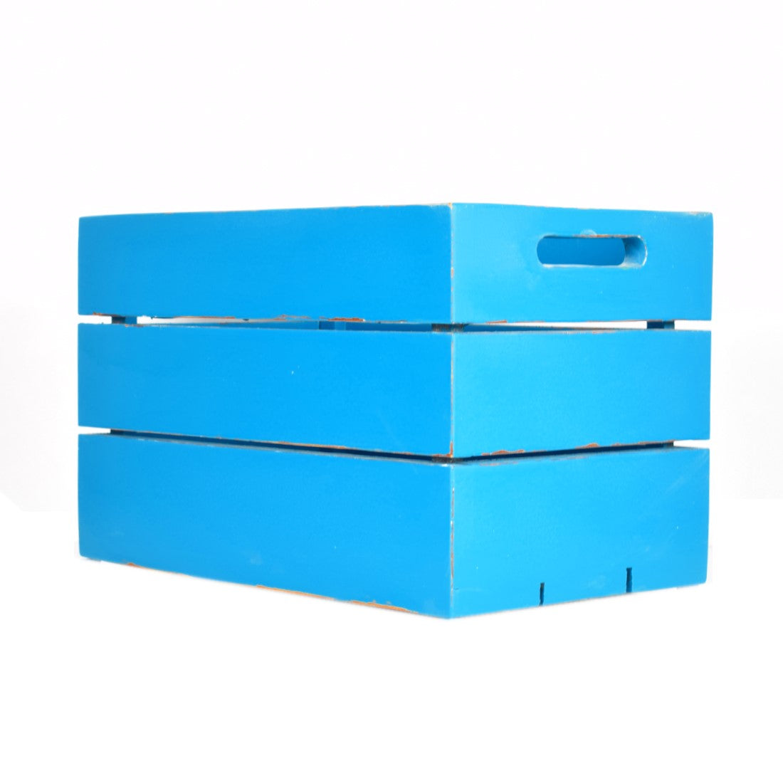 CustHum-Crate-multipurpose pallet crate box (teal, upright view)