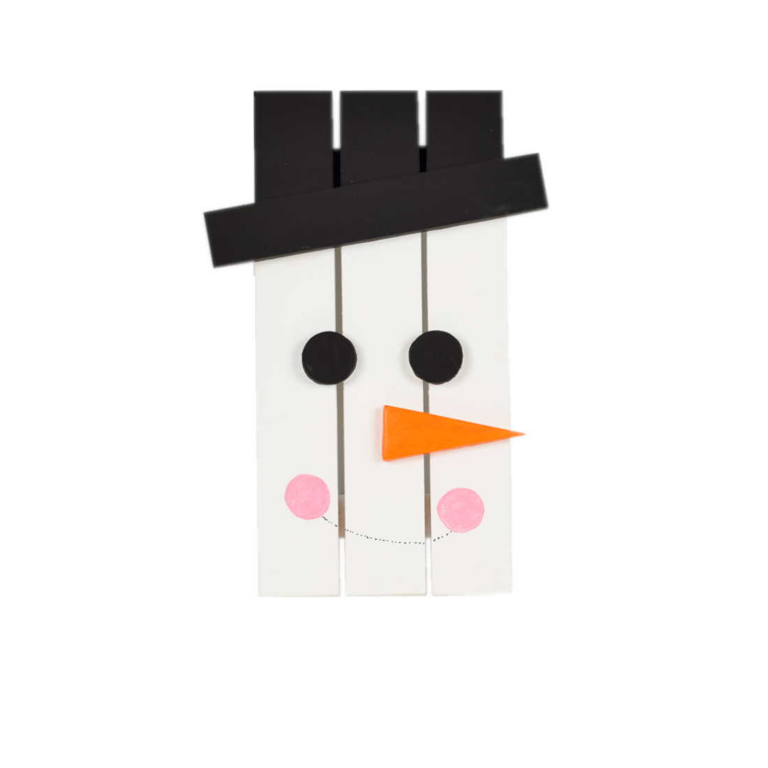 Frosty – Colorful Wooden Snowman - CustHum