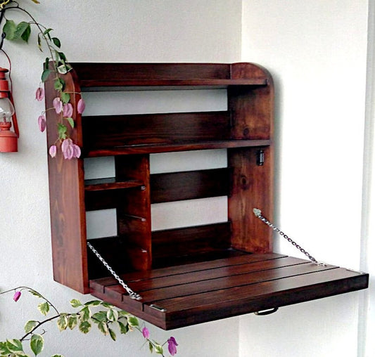 CustHum-Lima-Murphy-style wall-mounted table