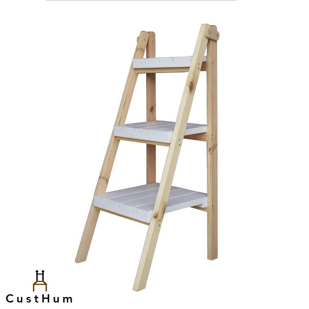 CustHum-Zeppelin-ladder-shelf-naturalpine