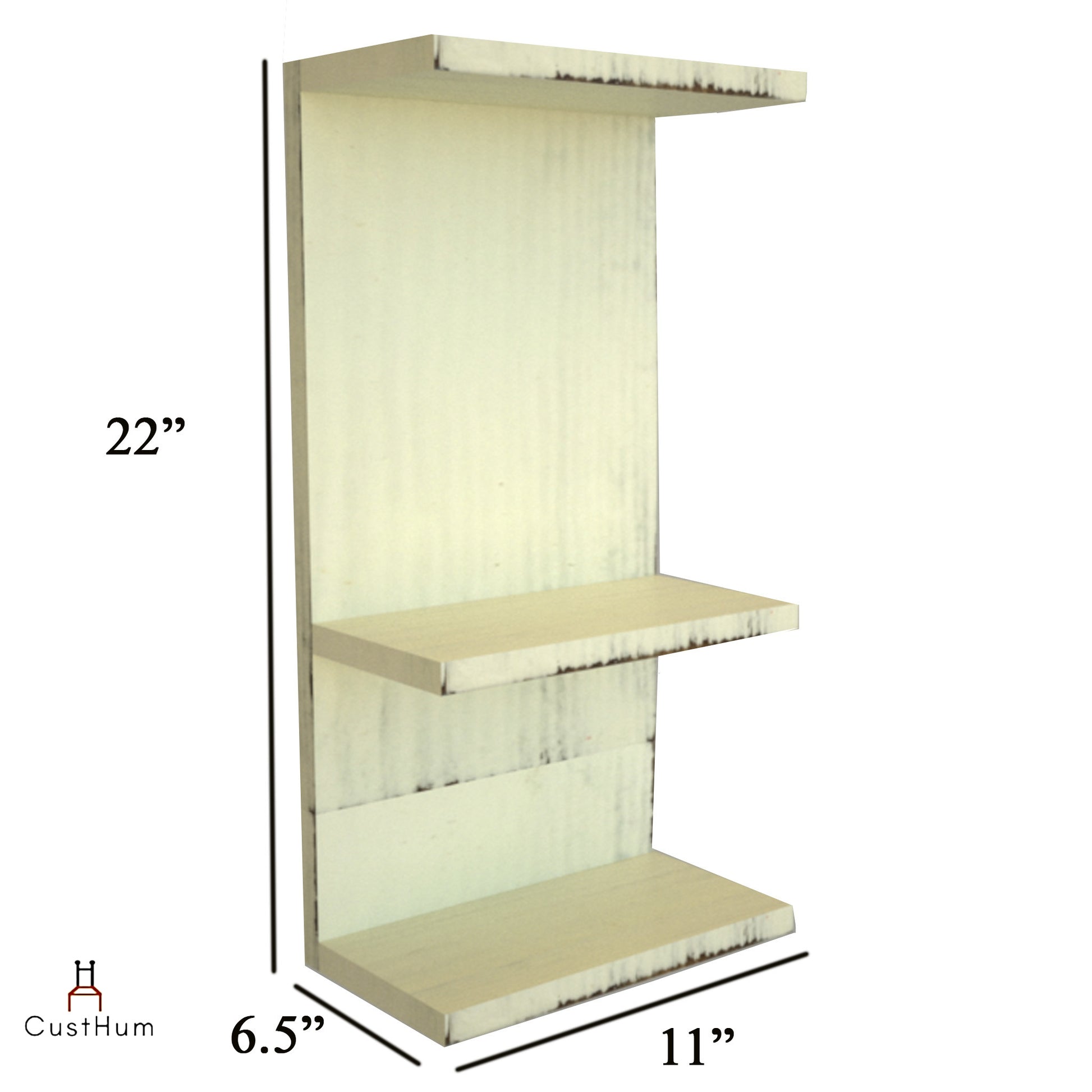 CustHum-Moor-simple vertical wooden bathroom shelf-dimensions