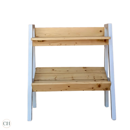 Noddy - Two-tiered Wooden Bookshelf for Kids - CustHum