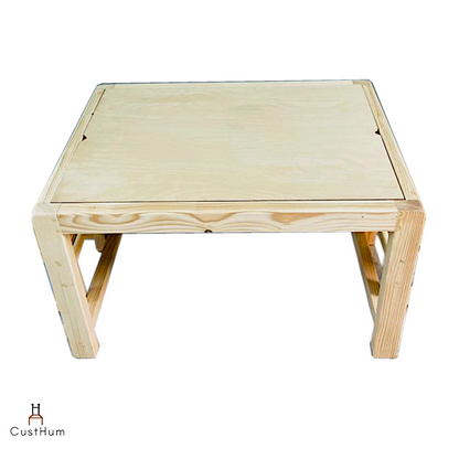 CustHum-Simsim-activity table-reversible top with wooden finish