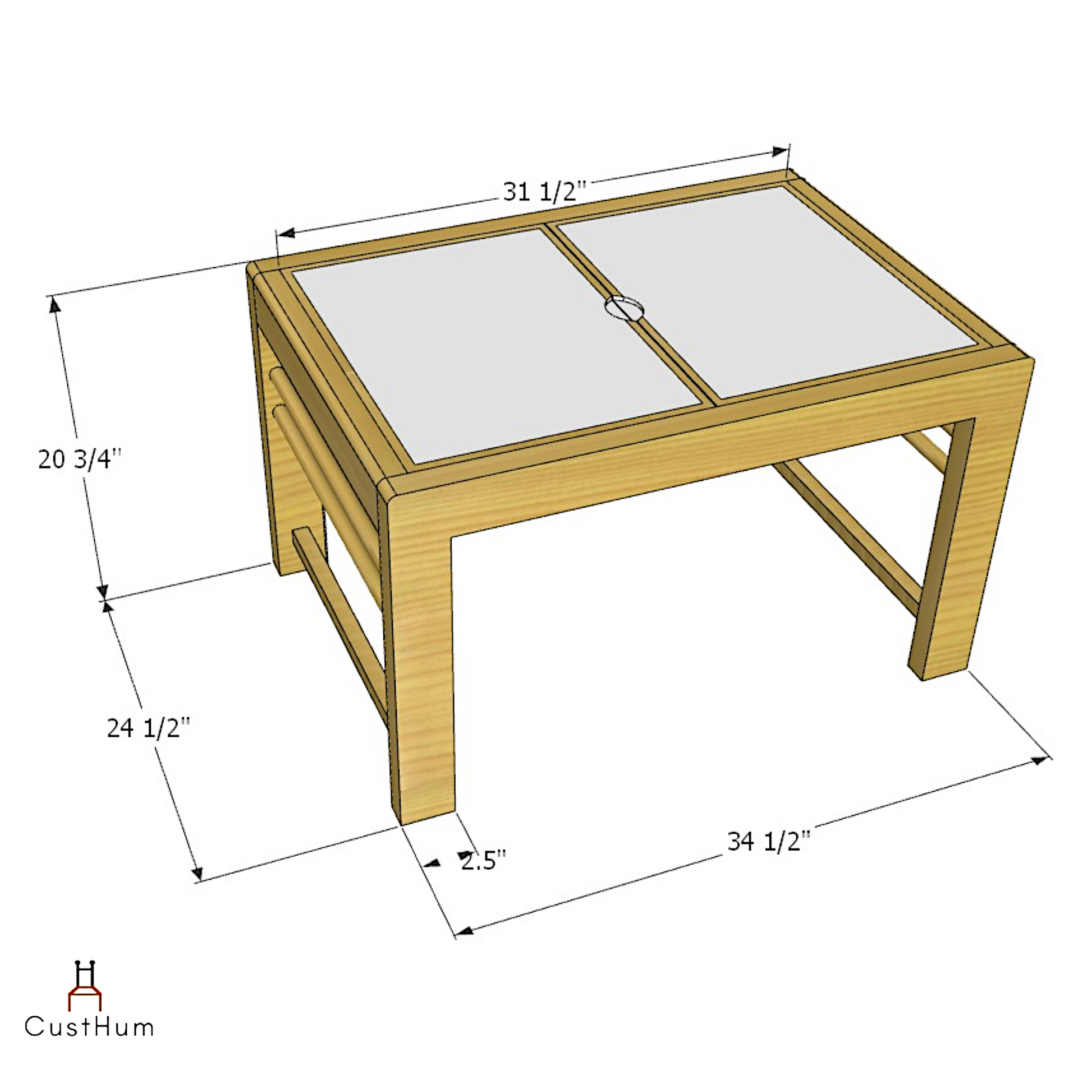 Simsim - Activity Table & Chair Set - CustHum