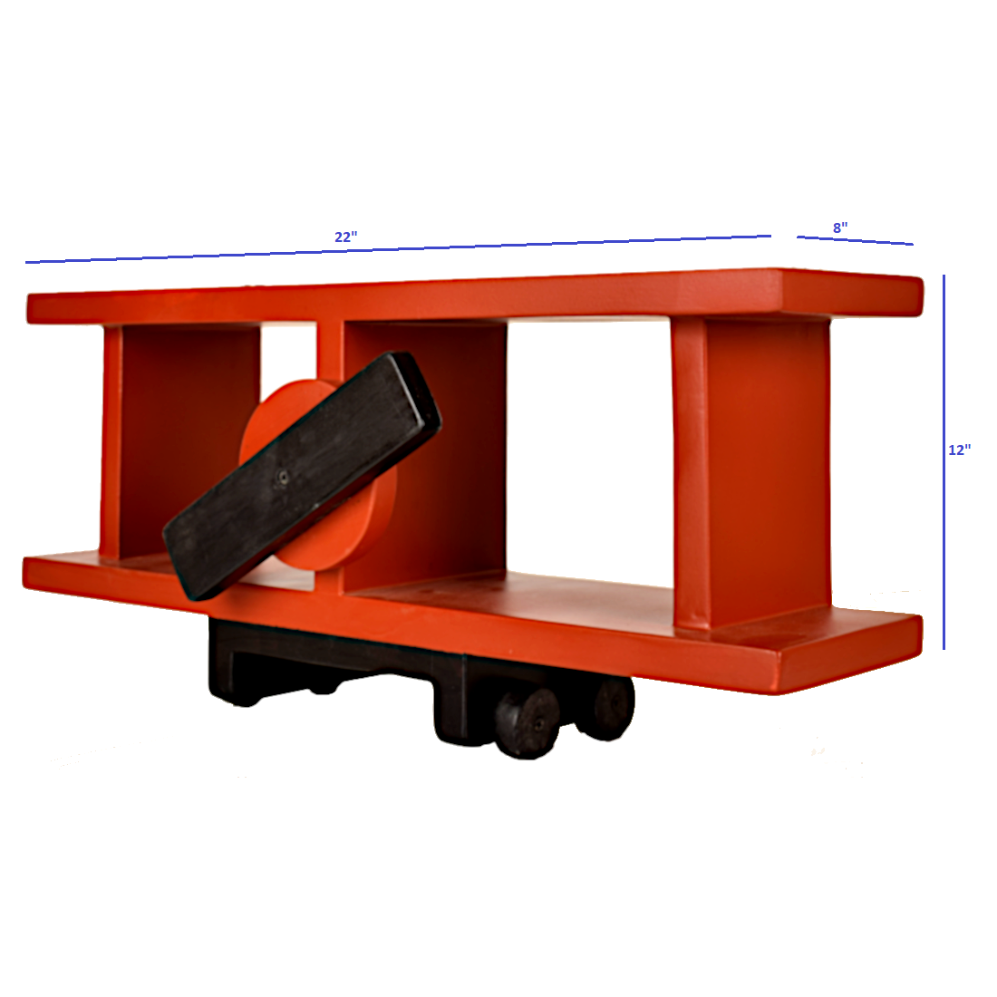 CustHum-Sopwith-airplane-shelf-red-dimensions