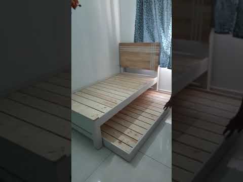 CustHum Stardust - YouTube video showing smooth operation of the trundle of single cot